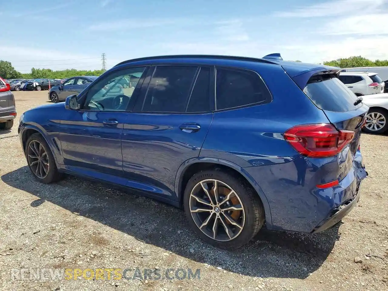 2 Photograph of a damaged car 5UXTY9C0XM9H48750 BMW X3 2021