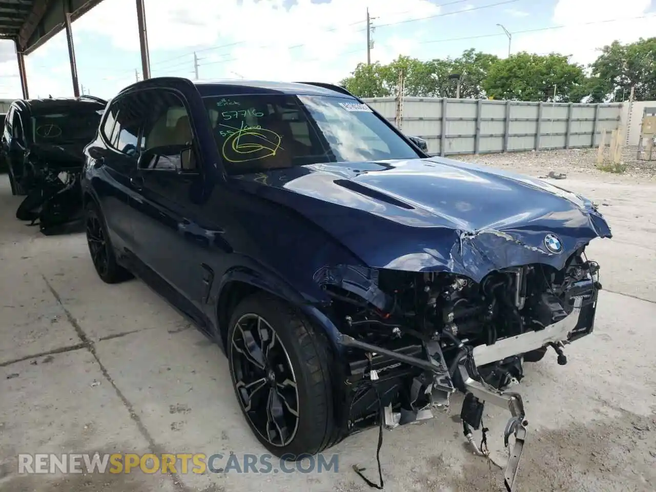 1 fotografías del automóvil dañado 5YMTS0C03M9H77707 BMW X3 2021