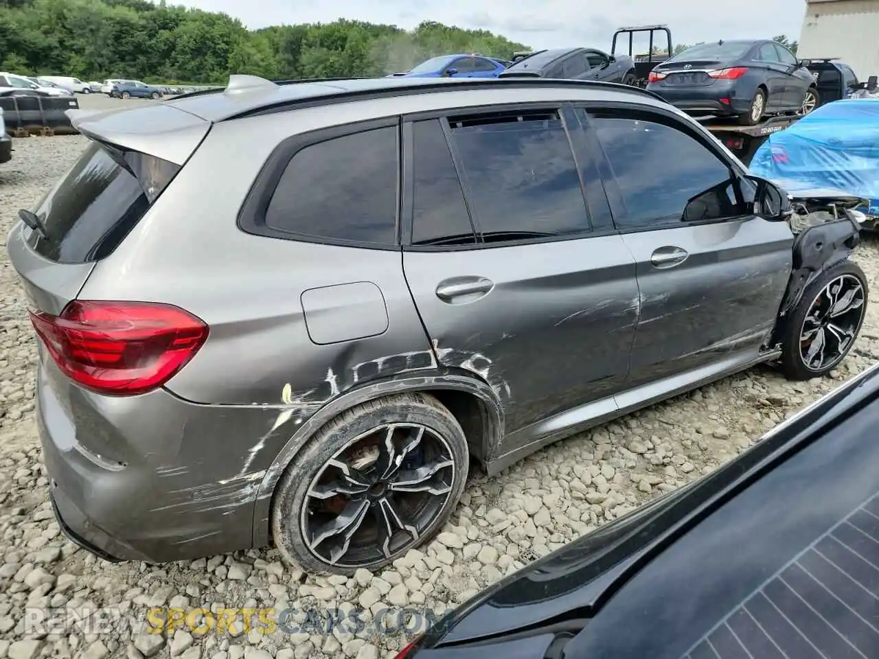 3 Photograph of a damaged car 5YMTS0C04M9F07868 BMW X3 2021