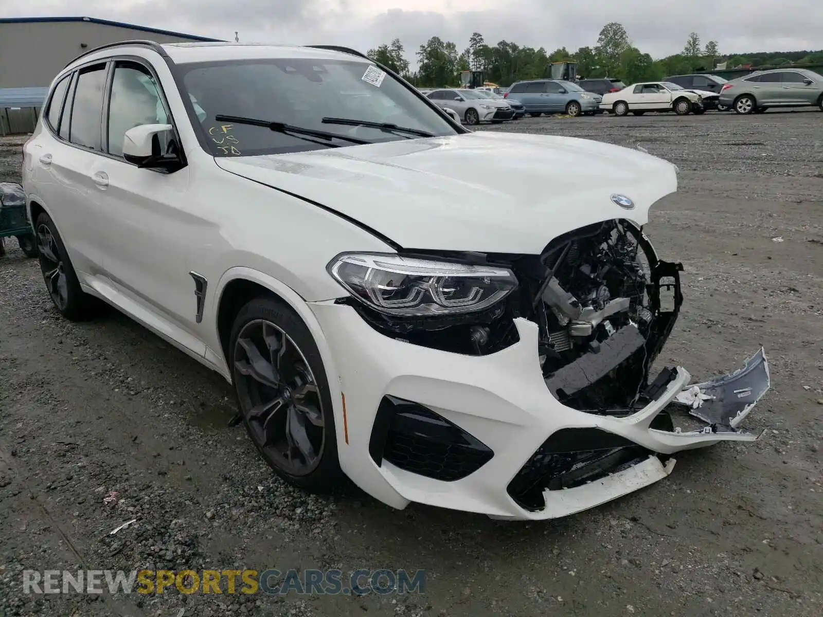 1 Photograph of a damaged car 5YMTS0C05M9F43052 BMW X3 2021