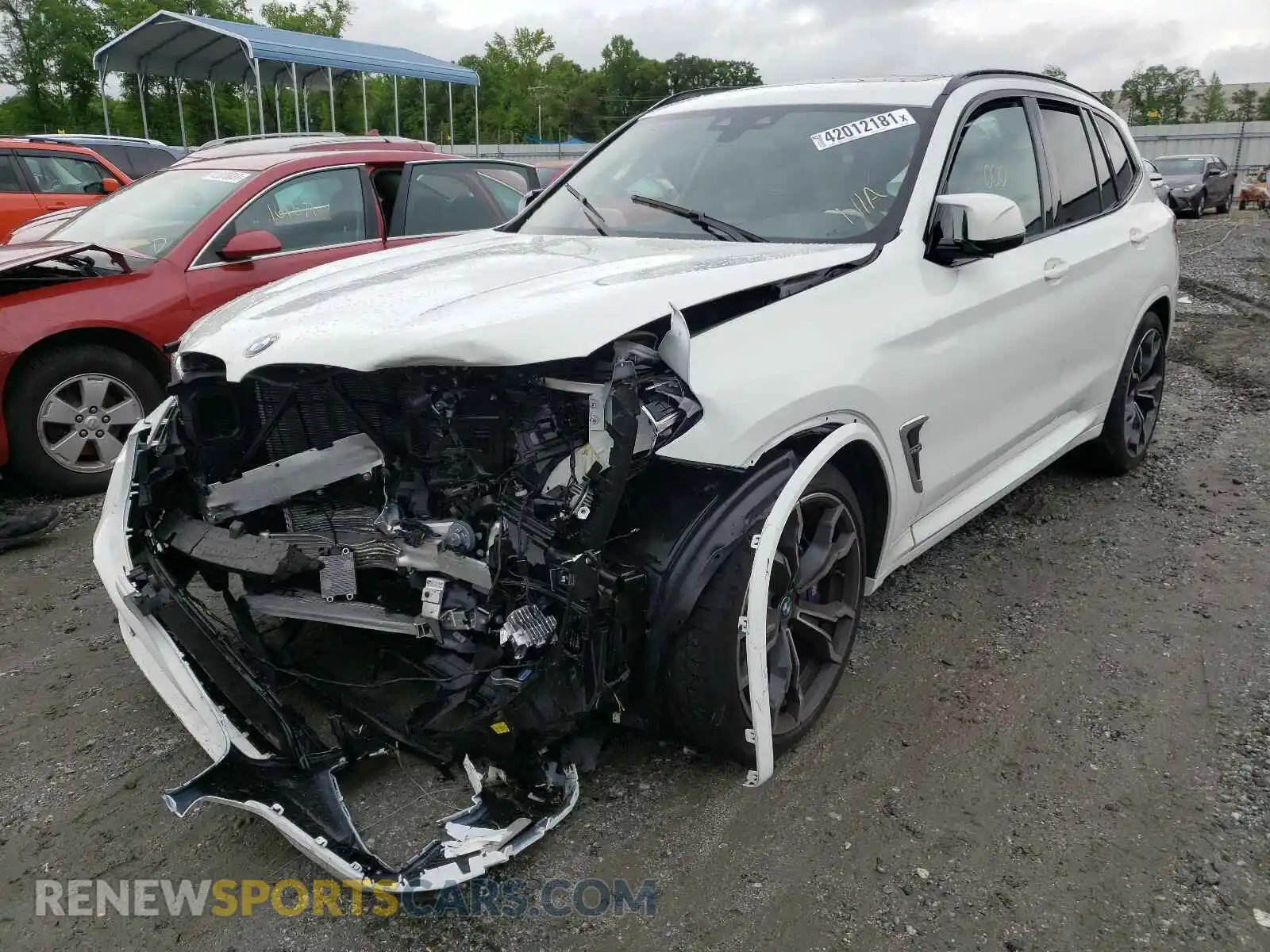 2 Photograph of a damaged car 5YMTS0C05M9F43052 BMW X3 2021
