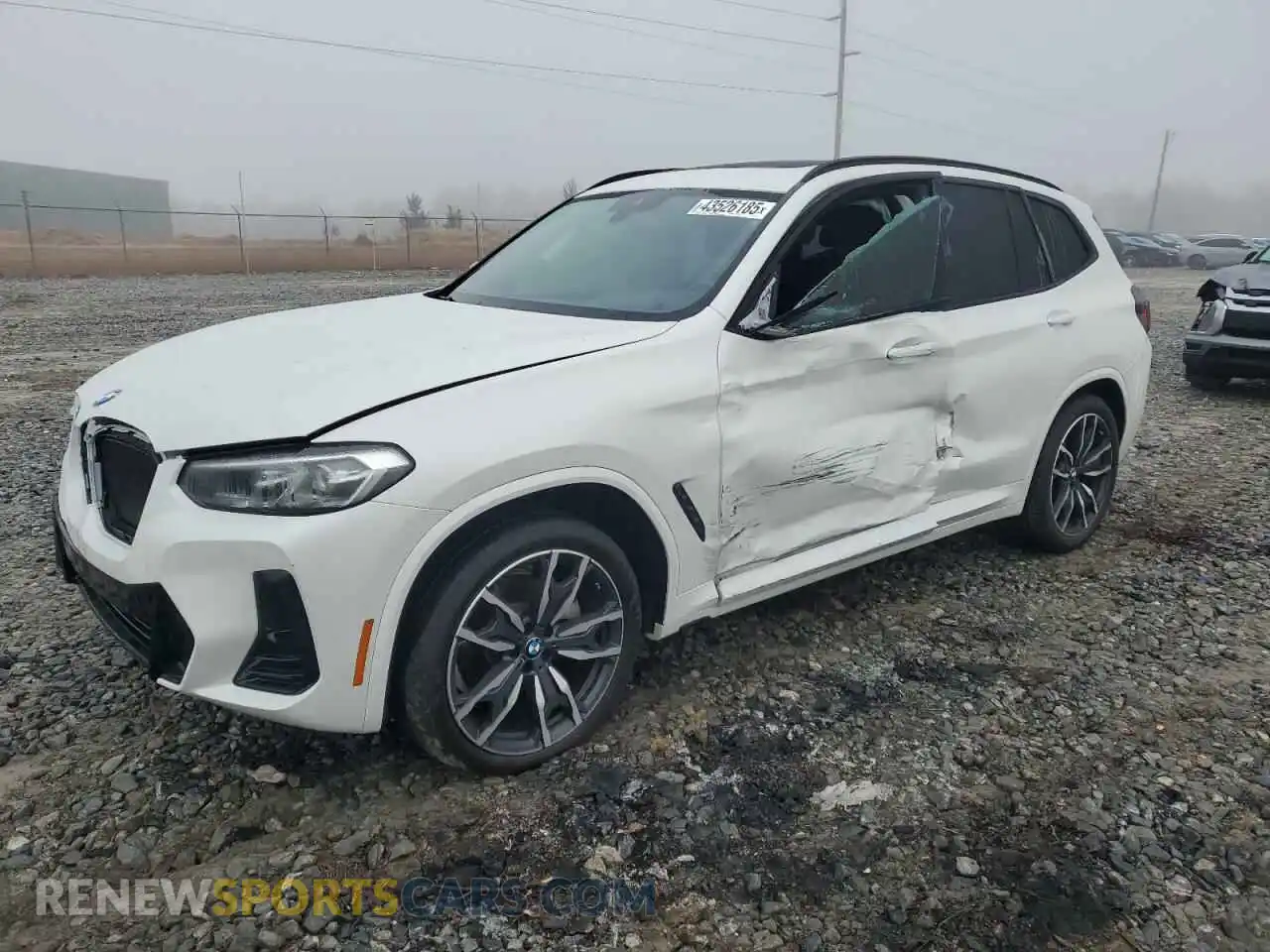 1 Photograph of a damaged car 5UX43DP00N9K73477 BMW X3 2022