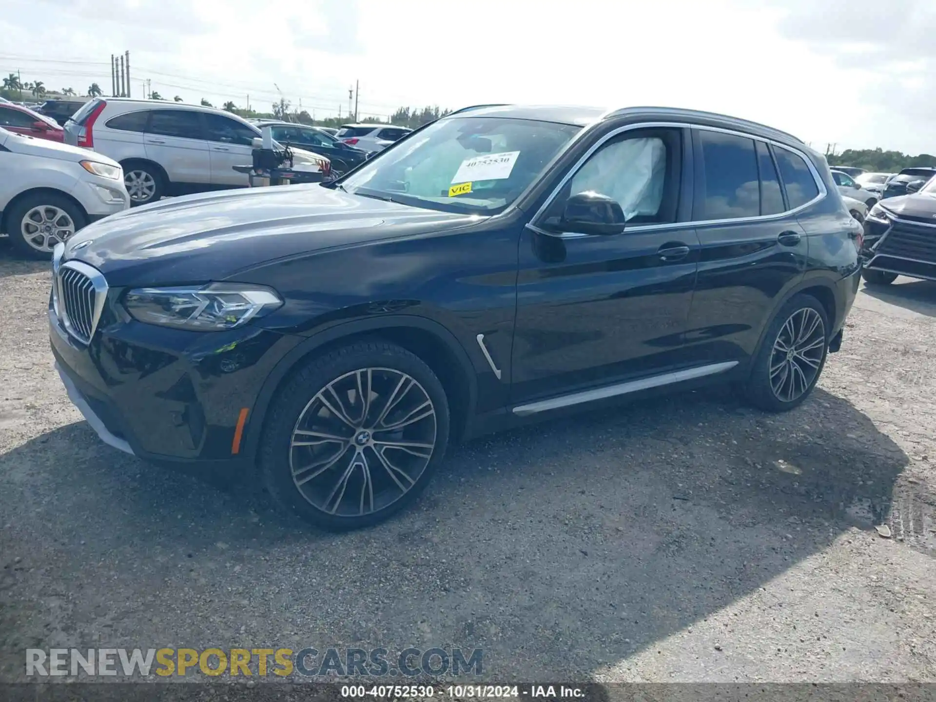 2 Photograph of a damaged car 5UX43DP00N9K99965 BMW X3 2022