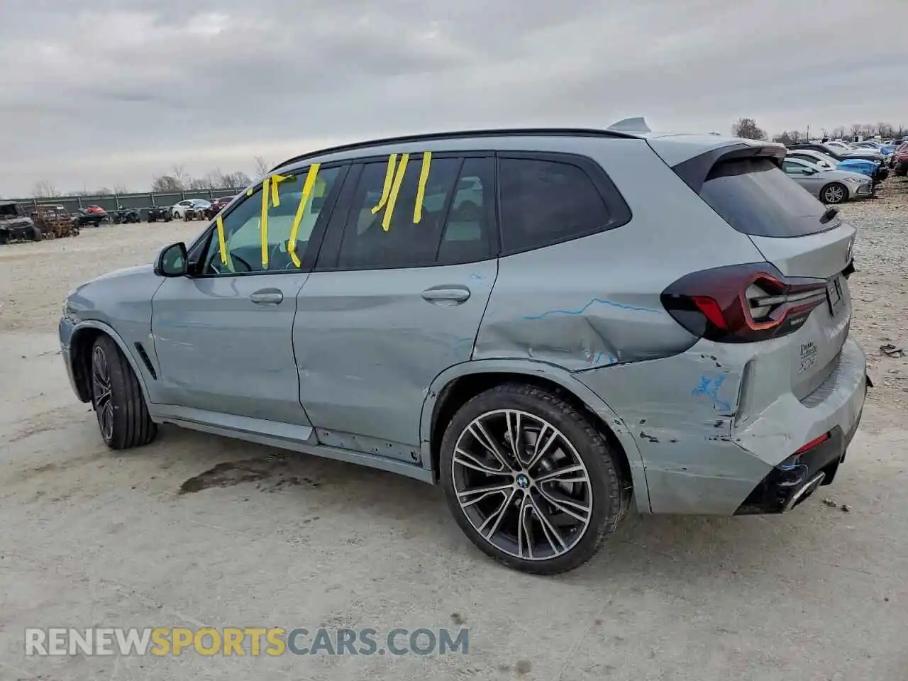 2 fotografías del automóvil dañado 5UX43DP00N9M71346 BMW X3 2022
