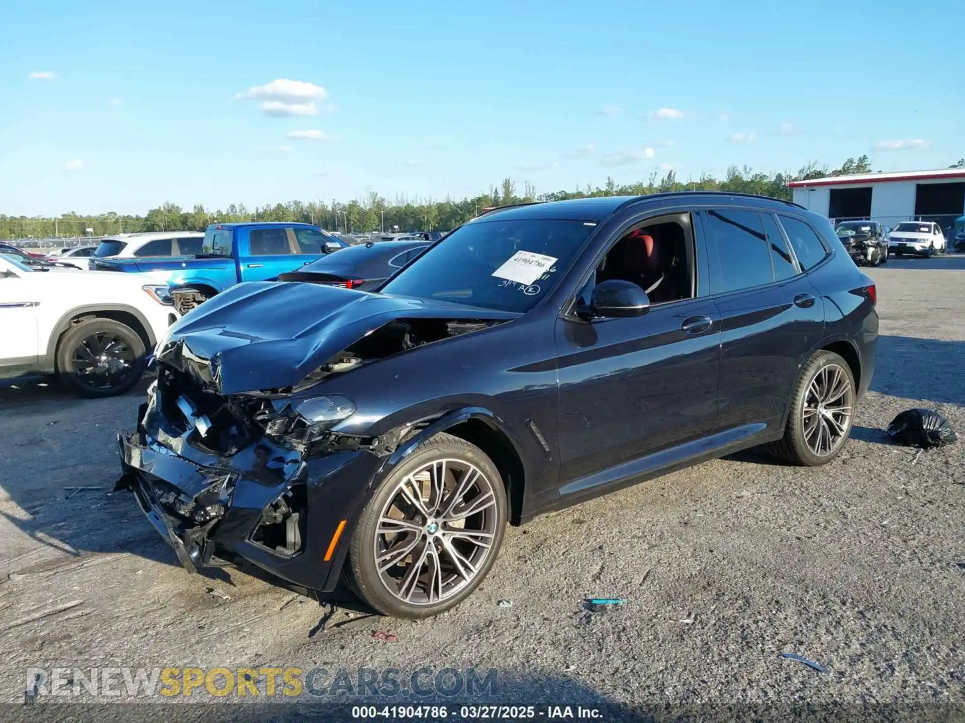 2 Photograph of a damaged car 5UX43DP01N9K44411 BMW X3 2022