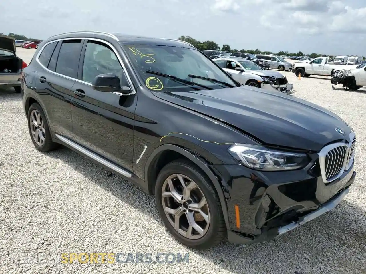 1 Фотография поврежденного автомобиля 5UX43DP01N9K81653 BMW X3 2022