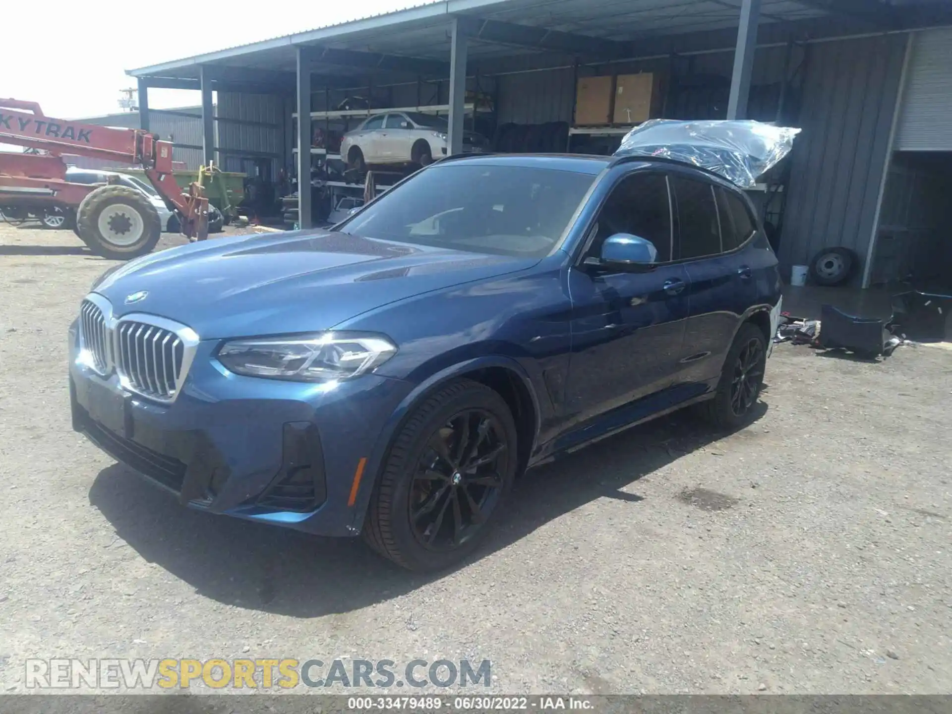 2 Photograph of a damaged car 5UX43DP01N9L10441 BMW X3 2022