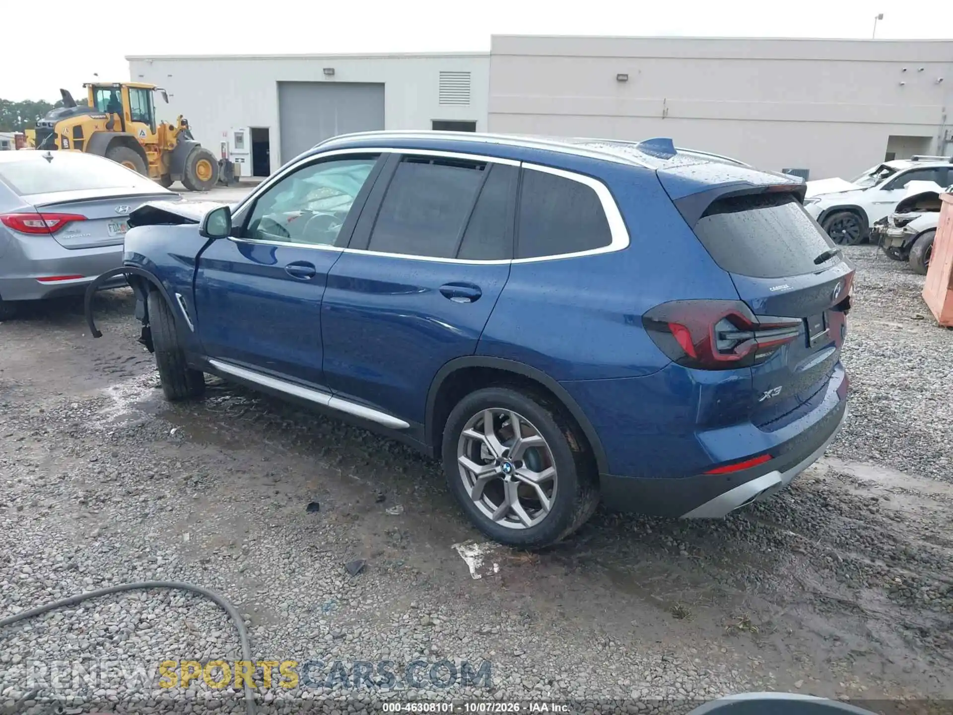 3 Photograph of a damaged car 5UX43DP03N9K19445 BMW X3 2022