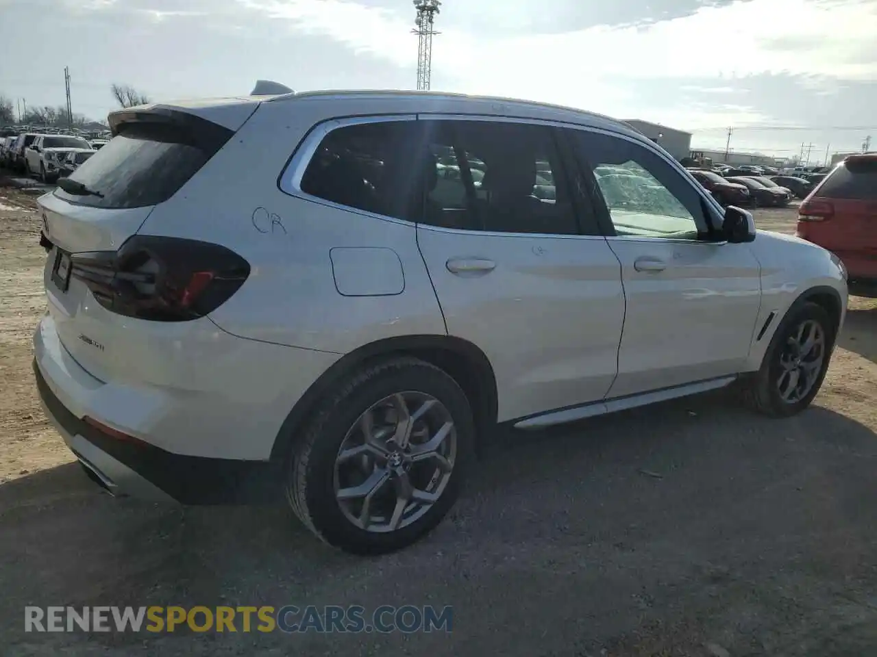3 Photograph of a damaged car 5UX43DP03N9K69343 BMW X3 2022