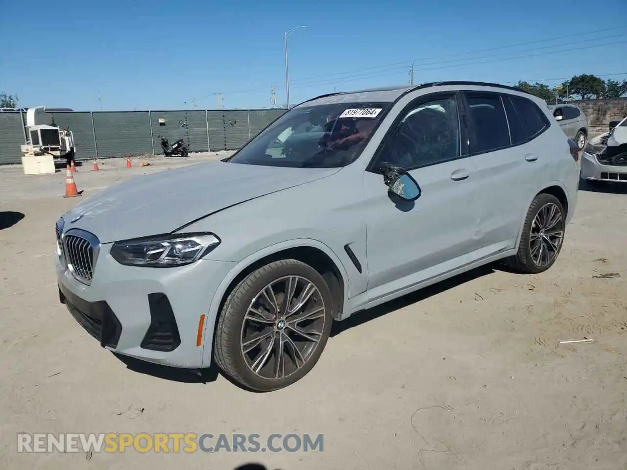 1 Фотография поврежденного автомобиля 5UX43DP03N9L01594 BMW X3 2022