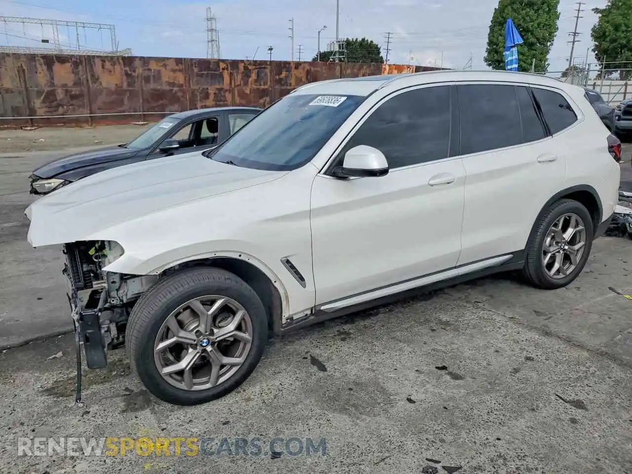 1 fotografías del automóvil dañado 5UX43DP04N9J01792 BMW X3 2022