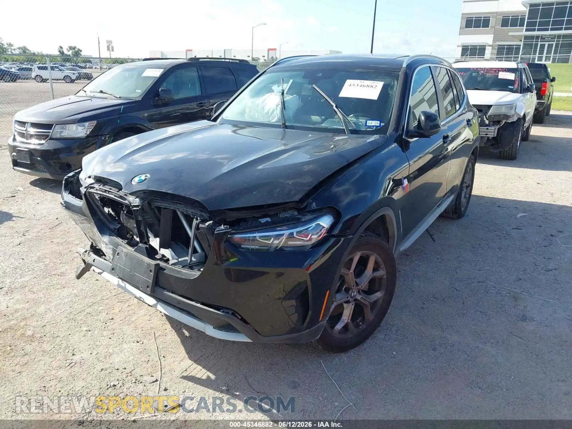 2 Photograph of a damaged car 5UX43DP04N9M44473 BMW X3 2022