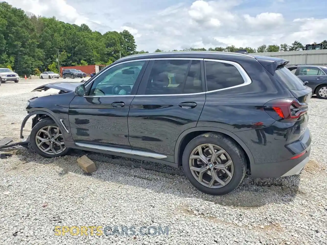 2 Photograph of a damaged car 5UX43DP05N9J32288 BMW X3 2022
