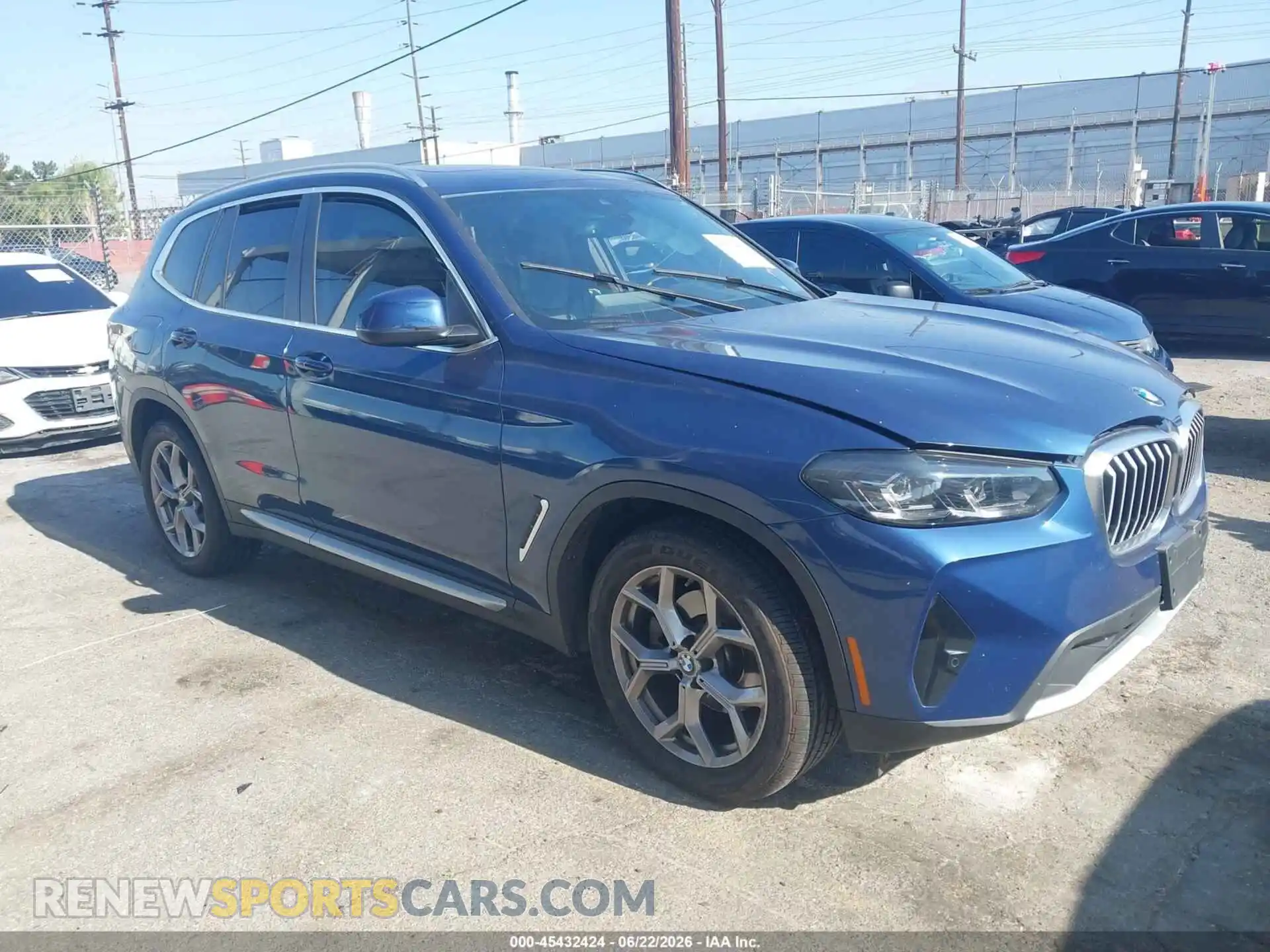 1 Фотография поврежденного автомобиля 5UX43DP05N9J43386 BMW X3 2022