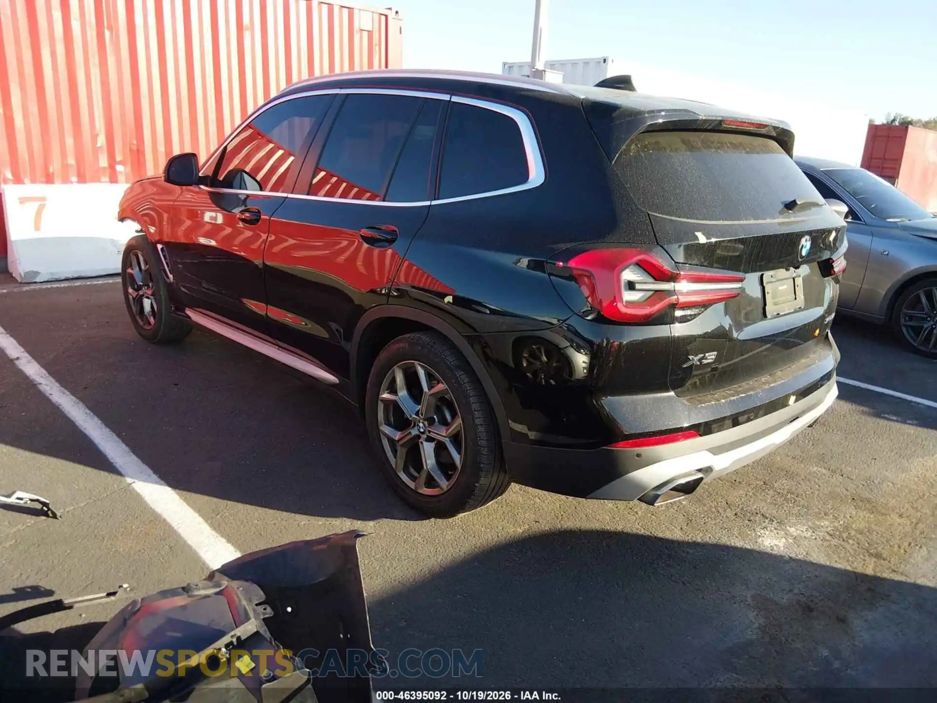3 fotografías del automóvil dañado 5UX43DP05N9L29056 BMW X3 2022