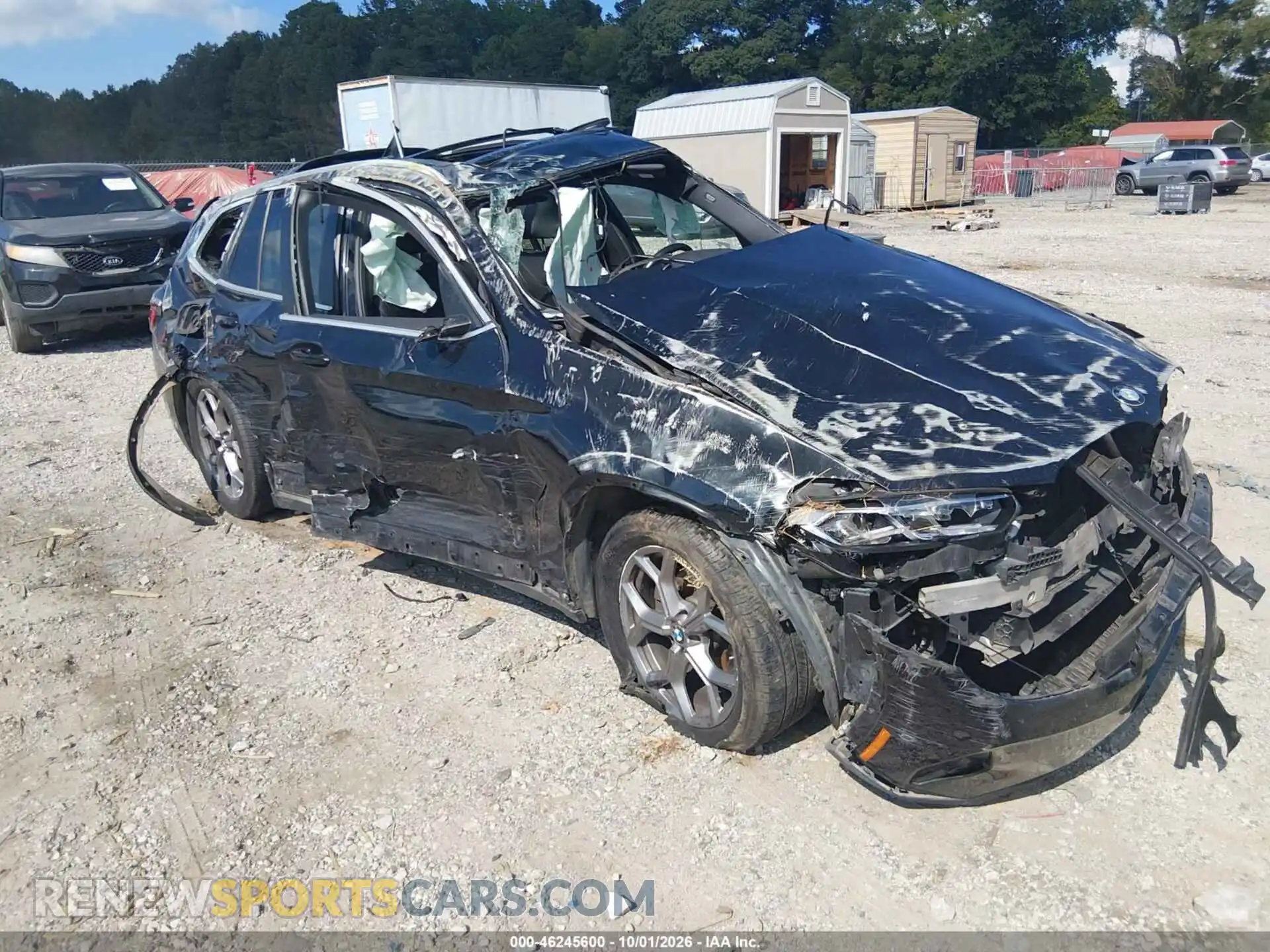 1 fotografías del automóvil dañado 5UX43DP05N9L35665 BMW X3 2022