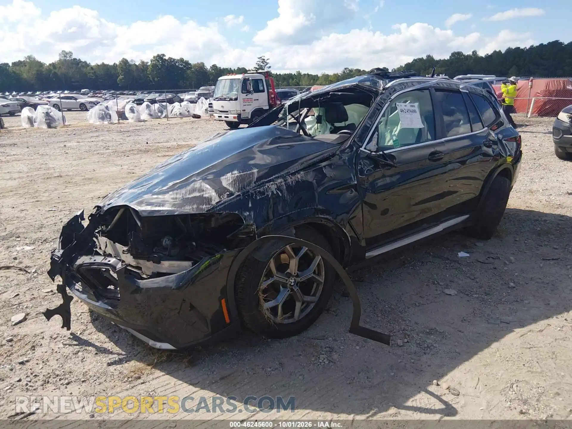 2 fotografías del automóvil dañado 5UX43DP05N9L35665 BMW X3 2022