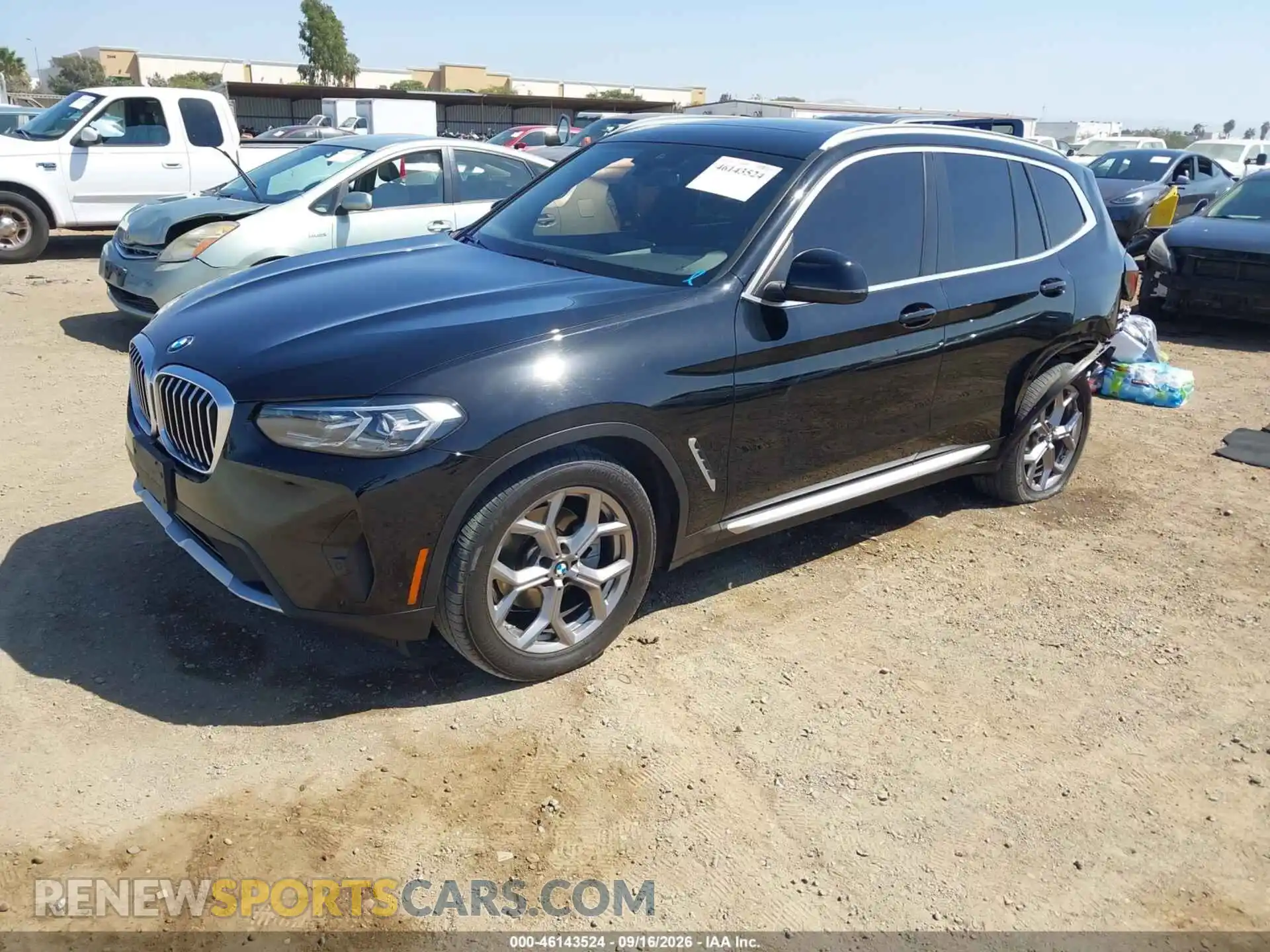2 Photograph of a damaged car 5UX43DP05N9L39926 BMW X3 2022