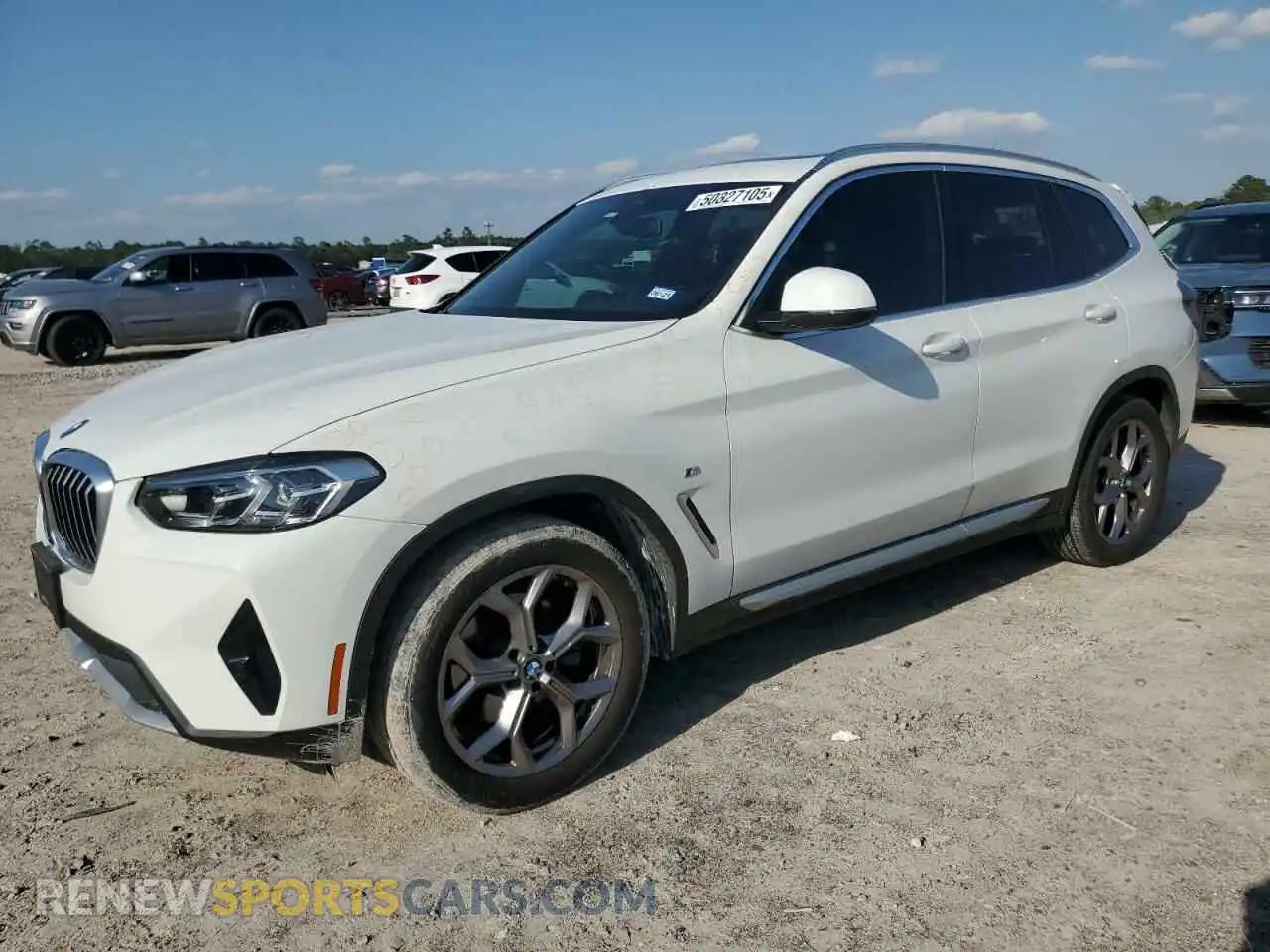 1 Photograph of a damaged car 5UX43DP05N9N06088 BMW X3 2022