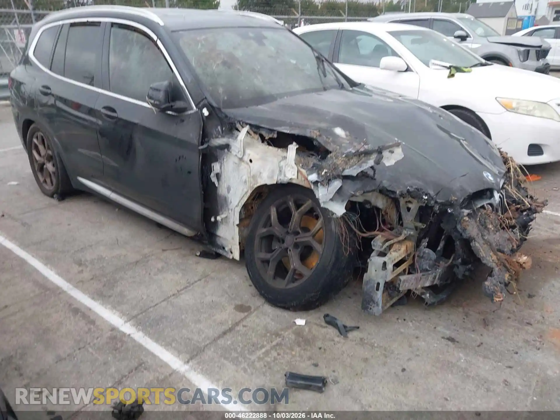 1 fotografías del automóvil dañado 5UX43DP05N9N21027 BMW X3 2022