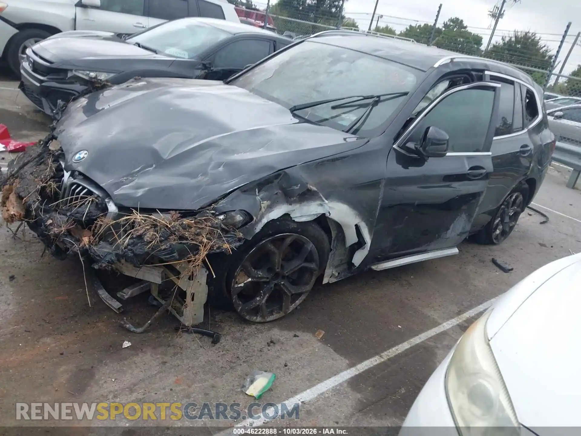 2 fotografías del automóvil dañado 5UX43DP05N9N21027 BMW X3 2022