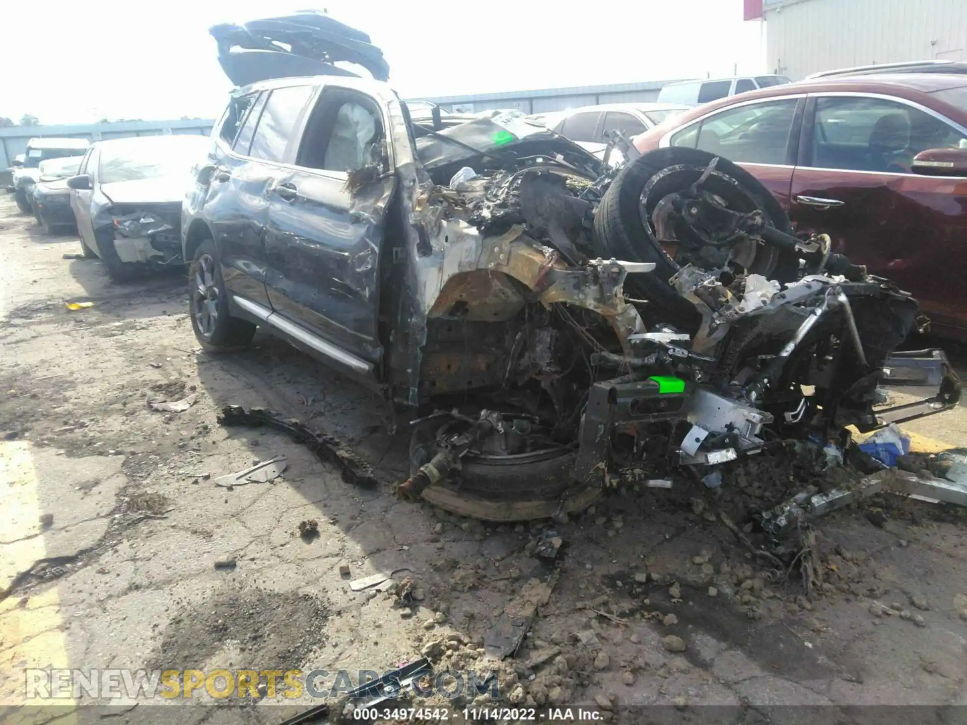 1 fotografías del automóvil dañado 5UX43DP06N9K64251 BMW X3 2022