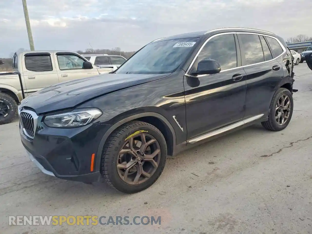 1 Photograph of a damaged car 5UX43DP06N9M09594 BMW X3 2022