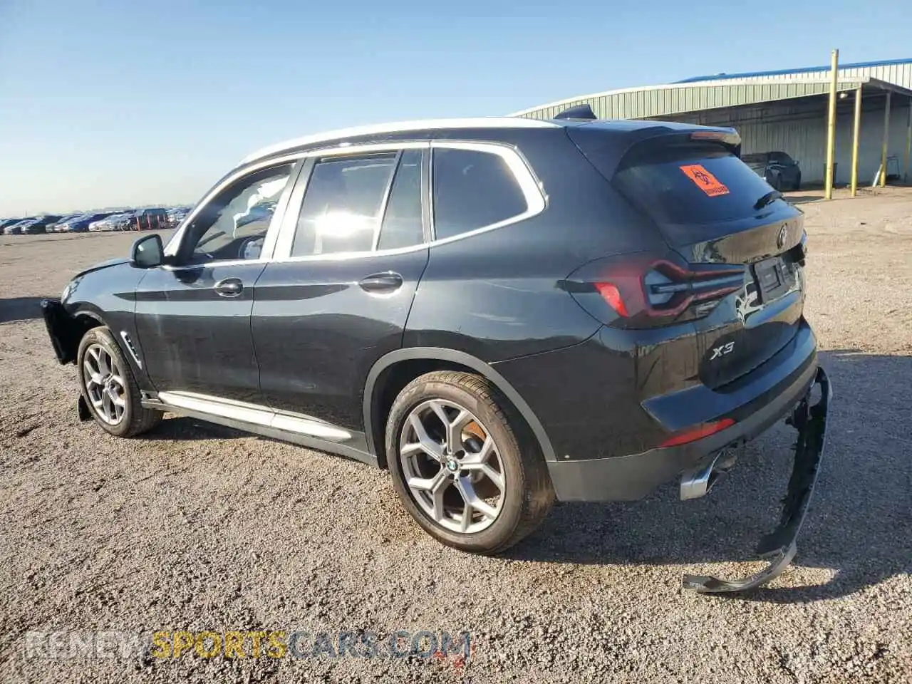 2 Photograph of a damaged car 5UX43DP06N9M96106 BMW X3 2022