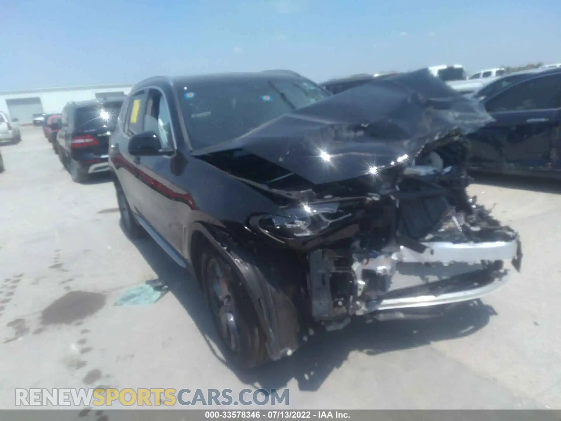 1 Фотография поврежденного автомобиля 5UX43DP07N9J50453 BMW X3 2022