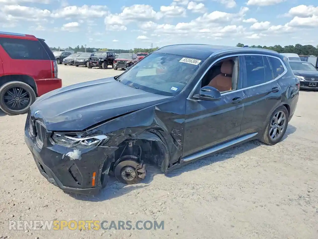 1 Photograph of a damaged car 5UX43DP07N9J86689 BMW X3 2022