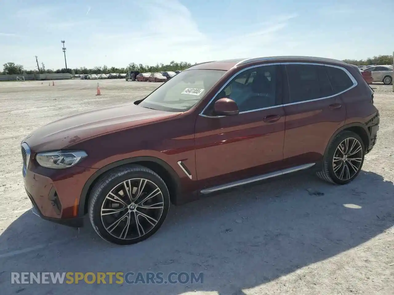 1 Photograph of a damaged car 5UX43DP07N9M12245 BMW X3 2022