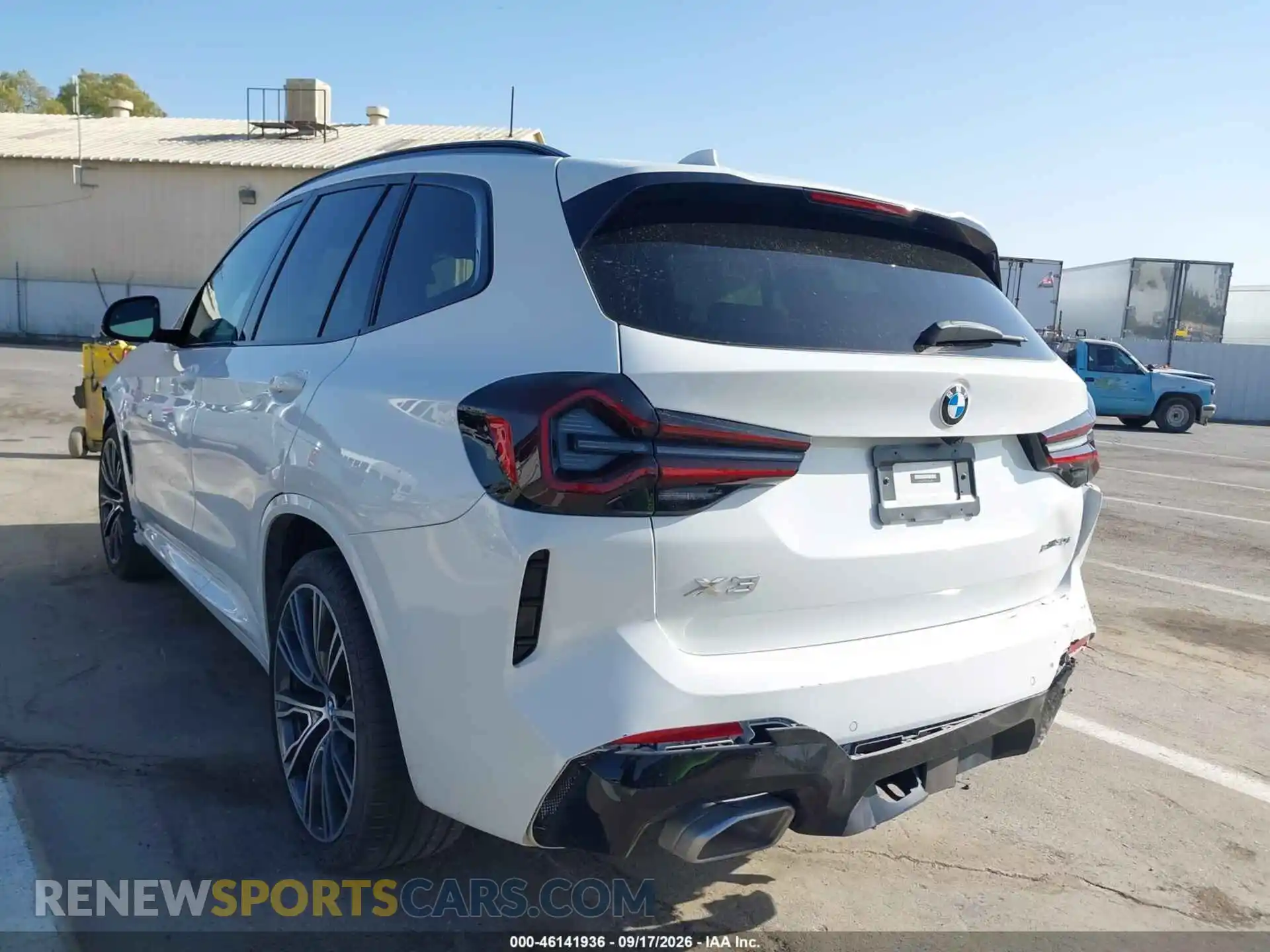 3 fotografías del automóvil dañado 5UX43DP07N9M20524 BMW X3 2022
