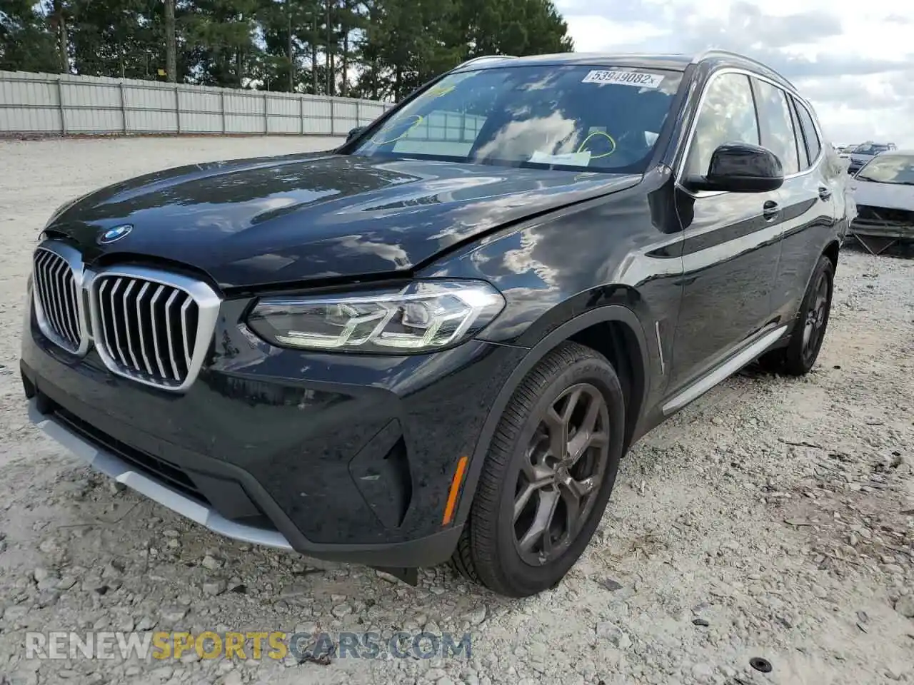 2 Photograph of a damaged car 5UX43DP08N9J67164 BMW X3 2022