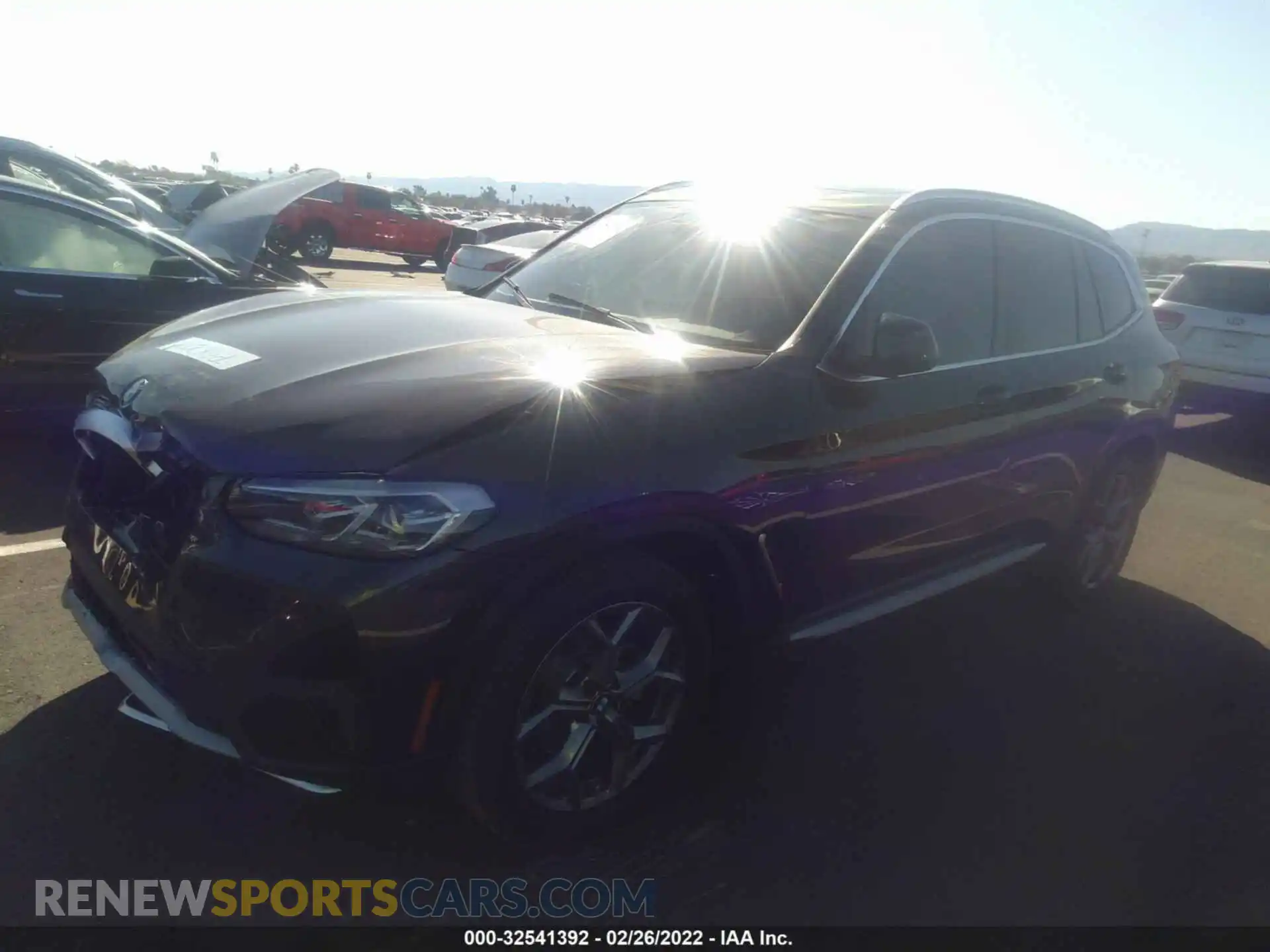2 Фотография поврежденного автомобиля 5UX43DP08N9K14600 BMW X3 2022