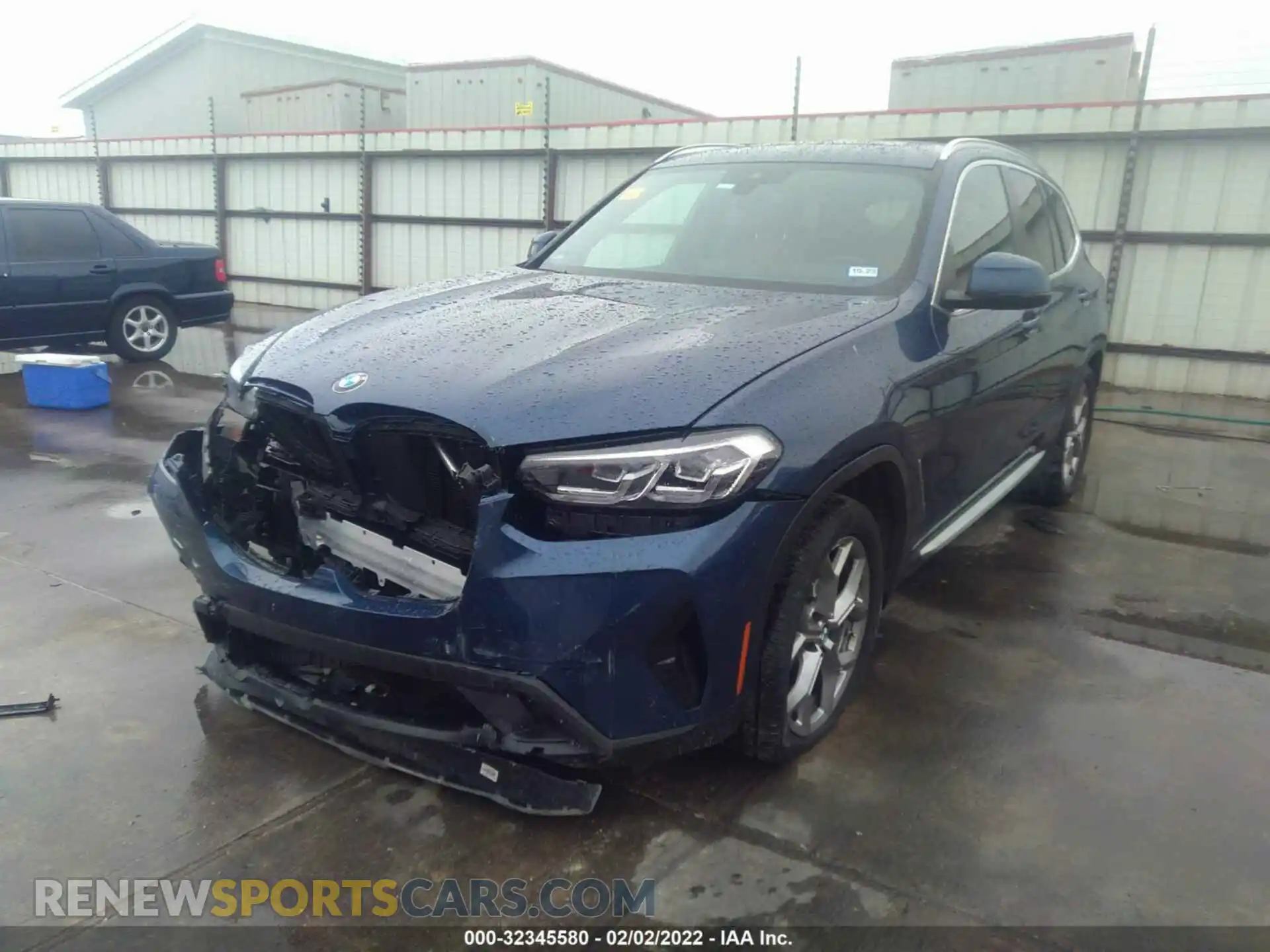 2 Photograph of a damaged car 5UX43DP09N9J66847 BMW X3 2022