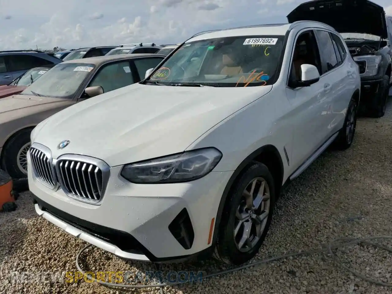 2 Photograph of a damaged car 5UX43DP09N9J82224 BMW X3 2022