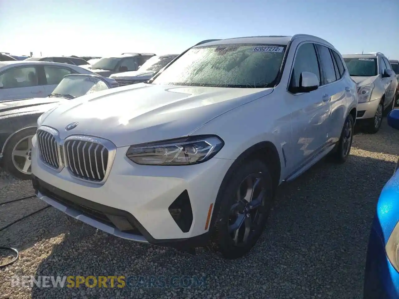 2 Photograph of a damaged car 5UX43DP09N9J95068 BMW X3 2022