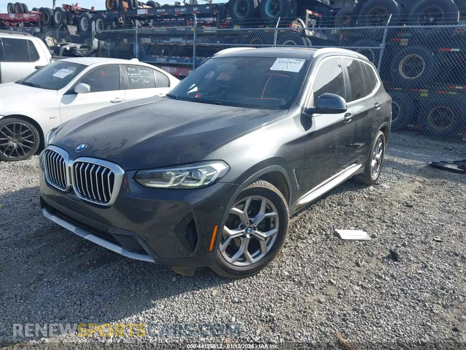 2 Photograph of a damaged car 5UX43DP09N9M62290 BMW X3 2022