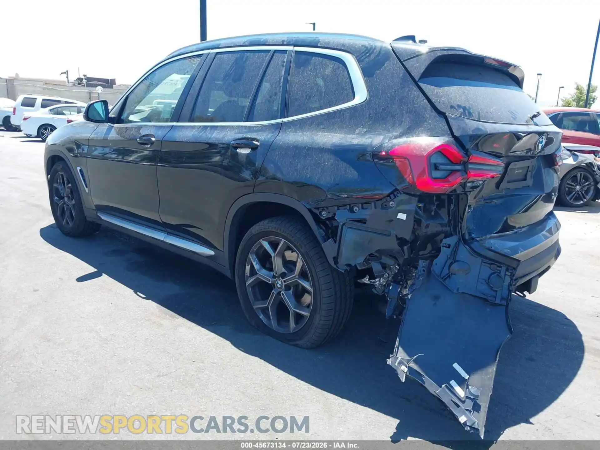 3 Photograph of a damaged car 5UX43DP09N9M83740 BMW X3 2022