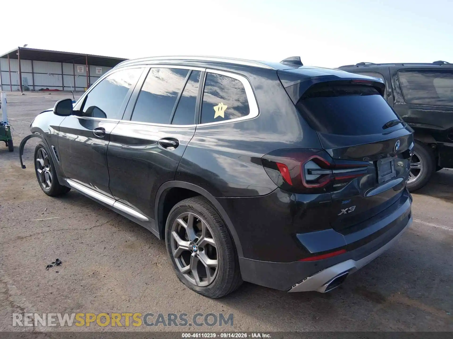 3 Фотография поврежденного автомобиля 5UX43DP0XN9L35564 BMW X3 2022