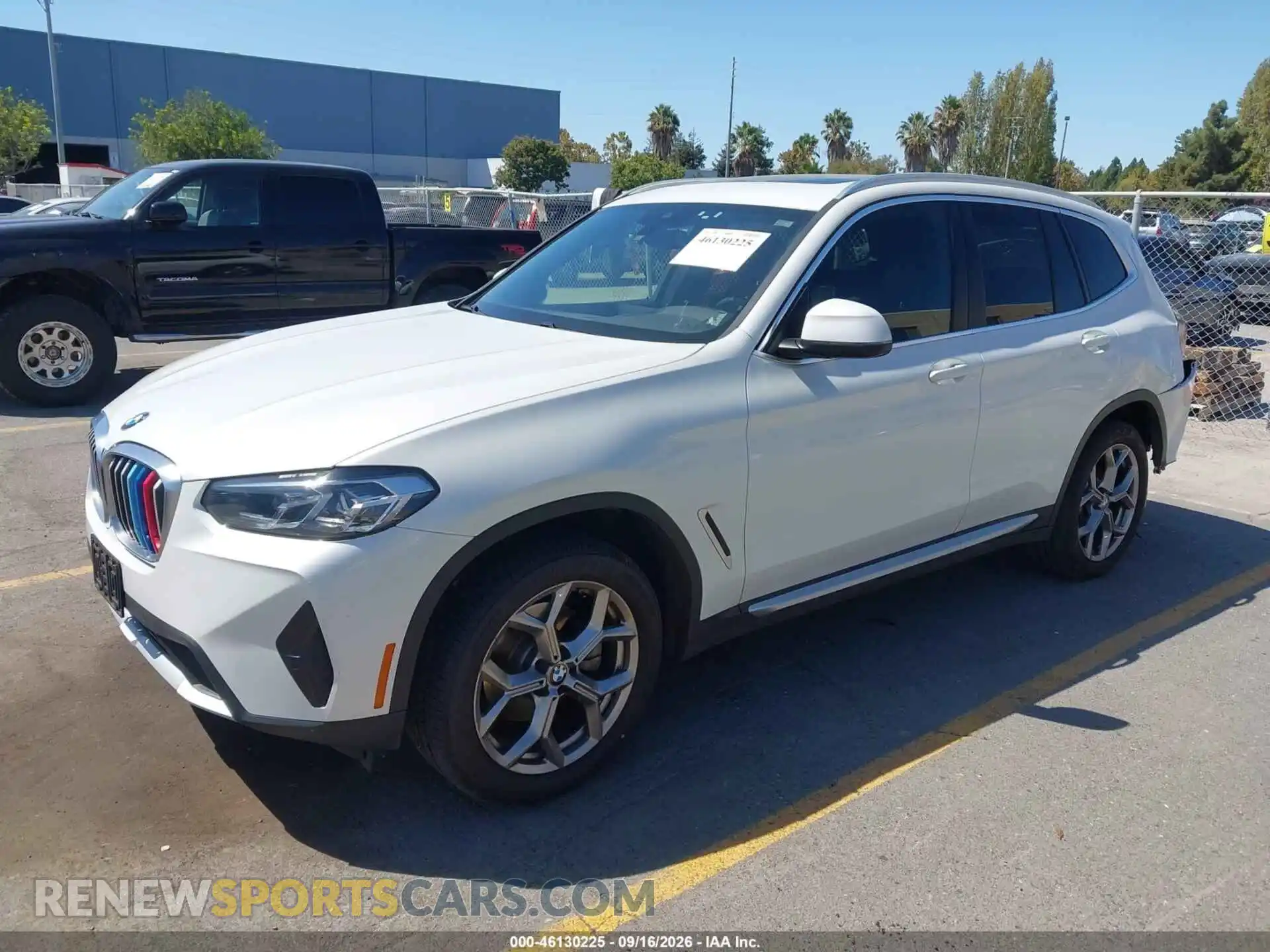 2 fotografías del automóvil dañado 5UX43DP0XN9M96903 BMW X3 2022