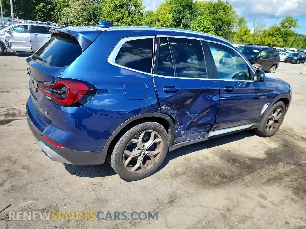 3 Фотография поврежденного автомобиля 5UX53DP00N9J49827 BMW X3 2022