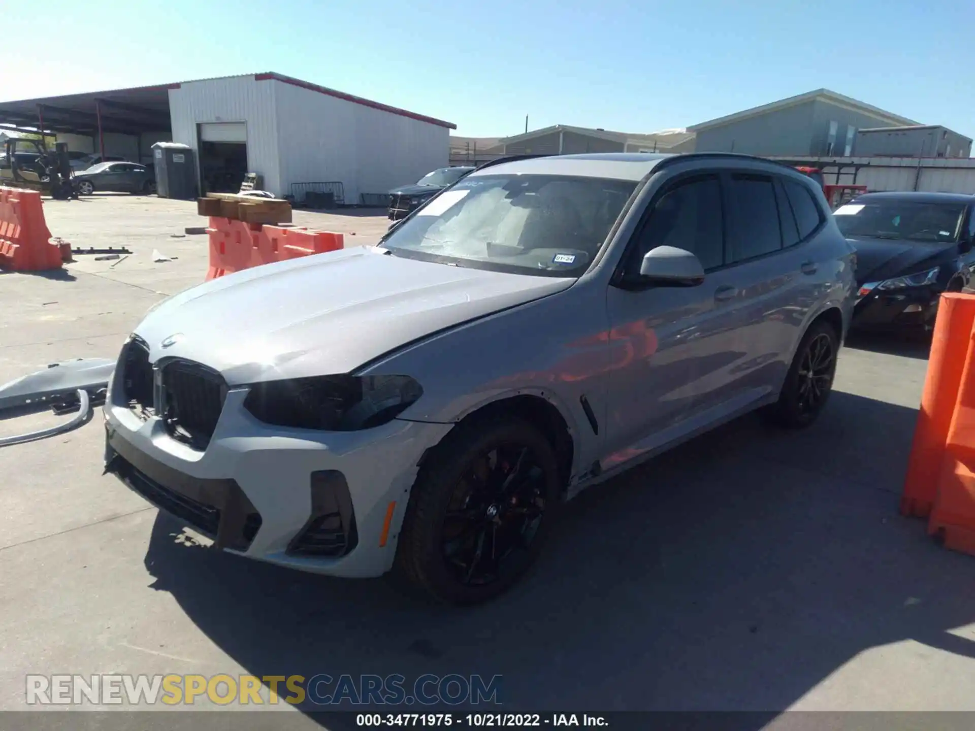 2 Photograph of a damaged car 5UX53DP00N9K95094 BMW X3 2022