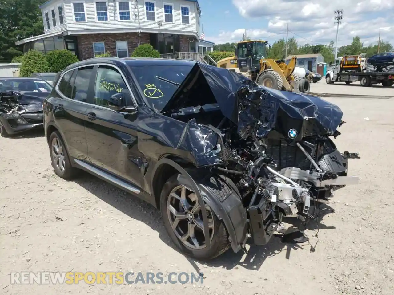 1 Photograph of a damaged car 5UX53DP00N9K97542 BMW X3 2022