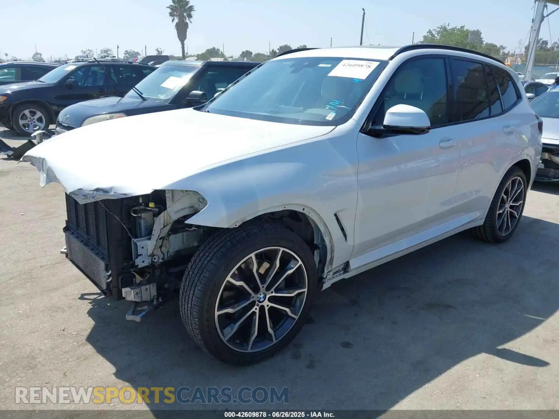 2 Фотография поврежденного автомобиля 5UX53DP00N9L16350 BMW X3 2022