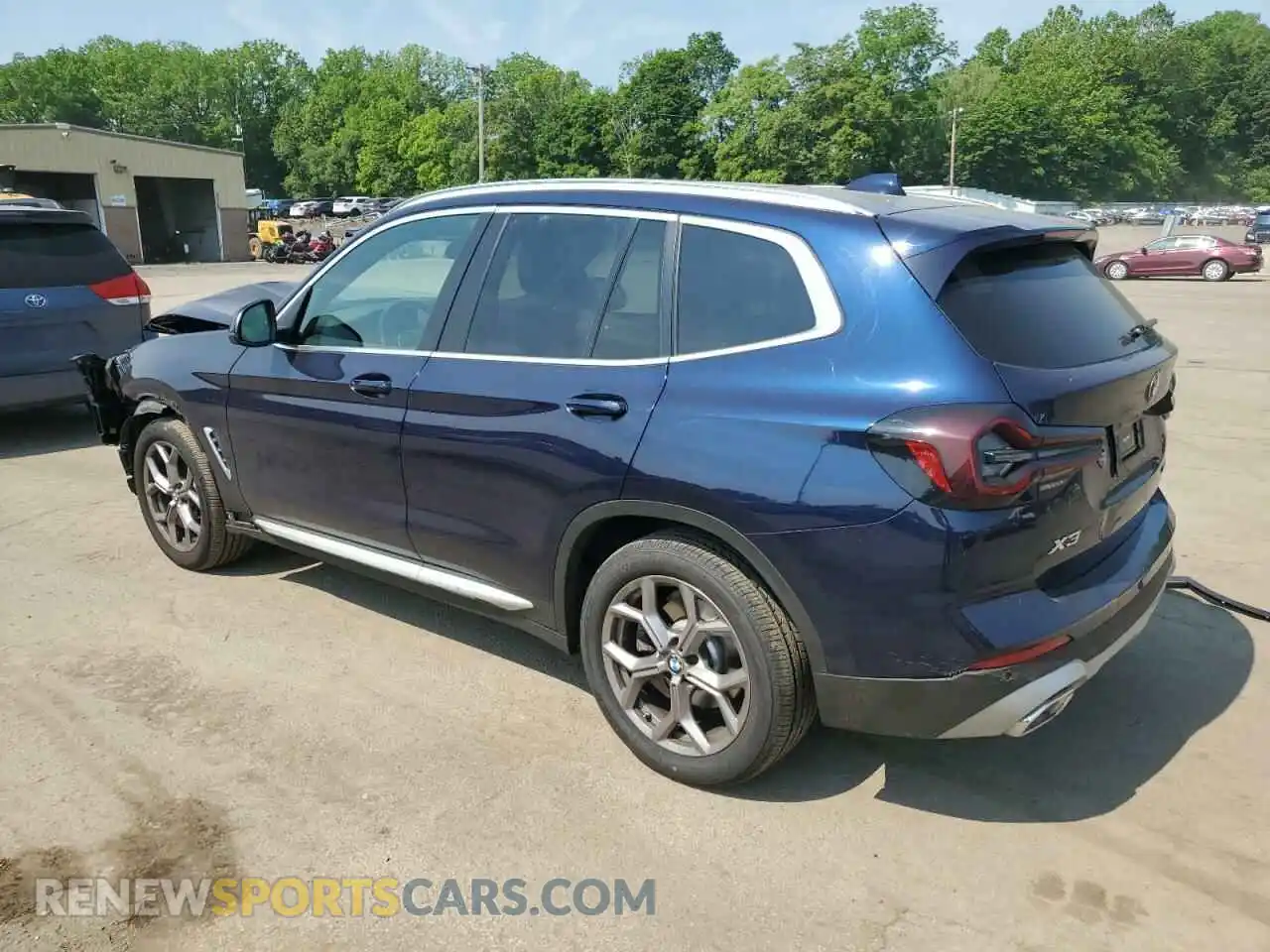 2 Photograph of a damaged car 5UX53DP00N9L91453 BMW X3 2022
