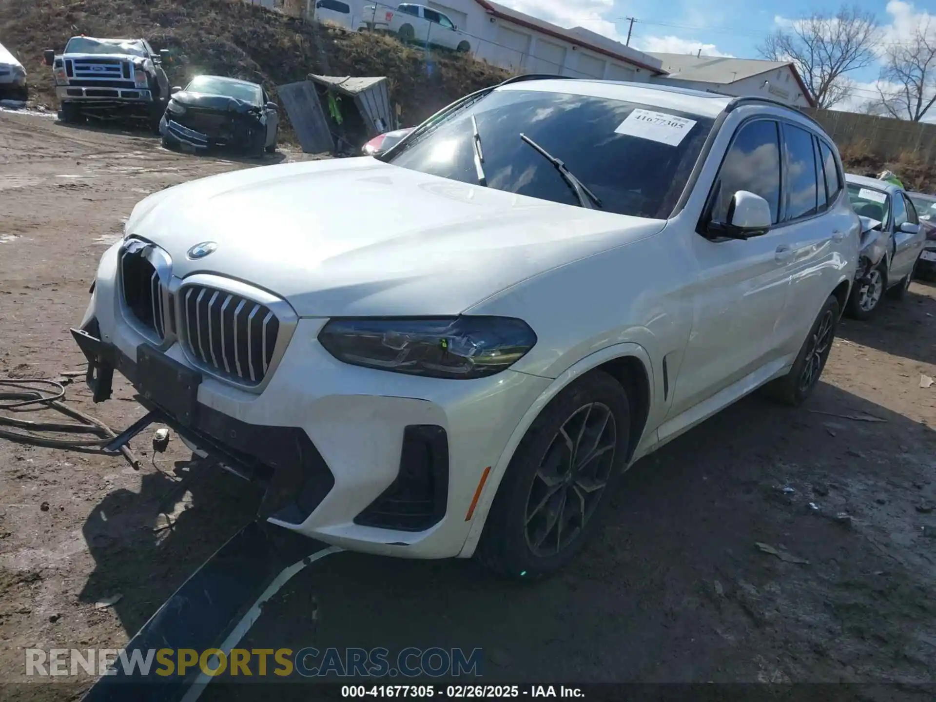 2 Photograph of a damaged car 5UX53DP00N9M13841 BMW X3 2022