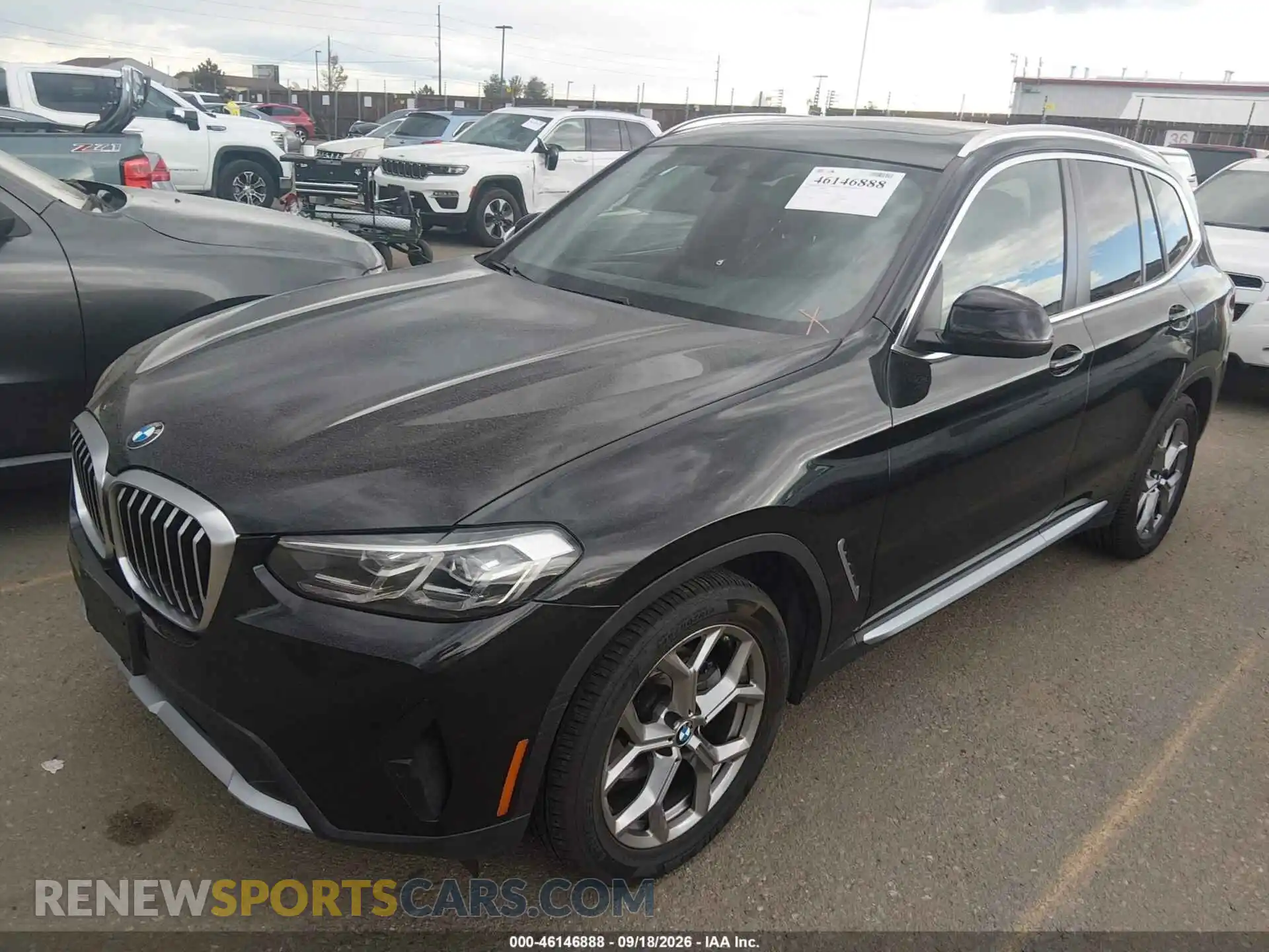 2 Photograph of a damaged car 5UX53DP00N9N17794 BMW X3 2022