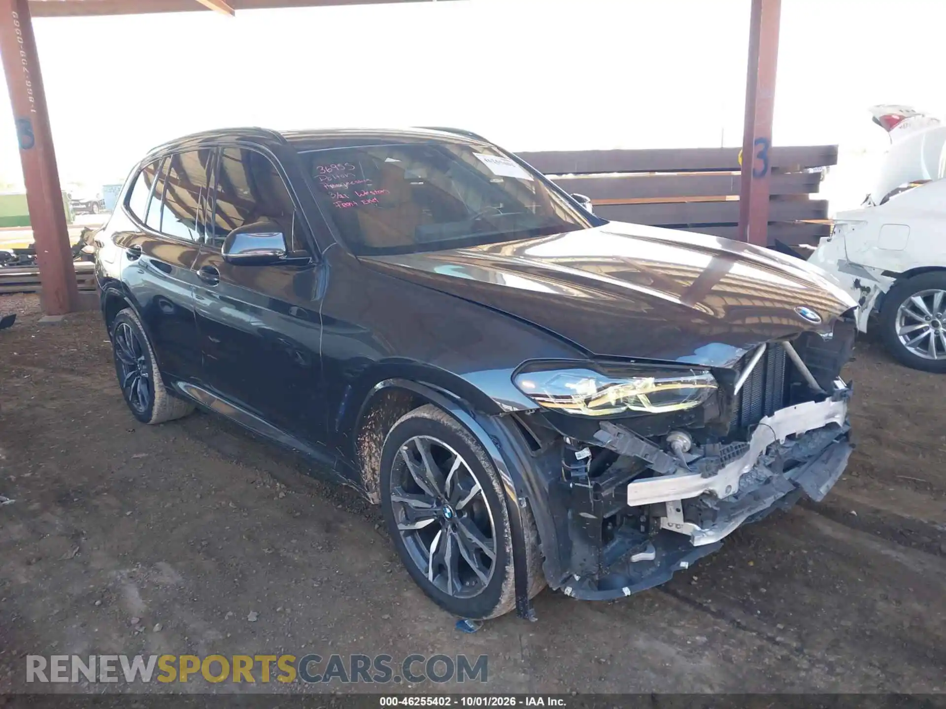 1 Photograph of a damaged car 5UX53DP01N9K64839 BMW X3 2022