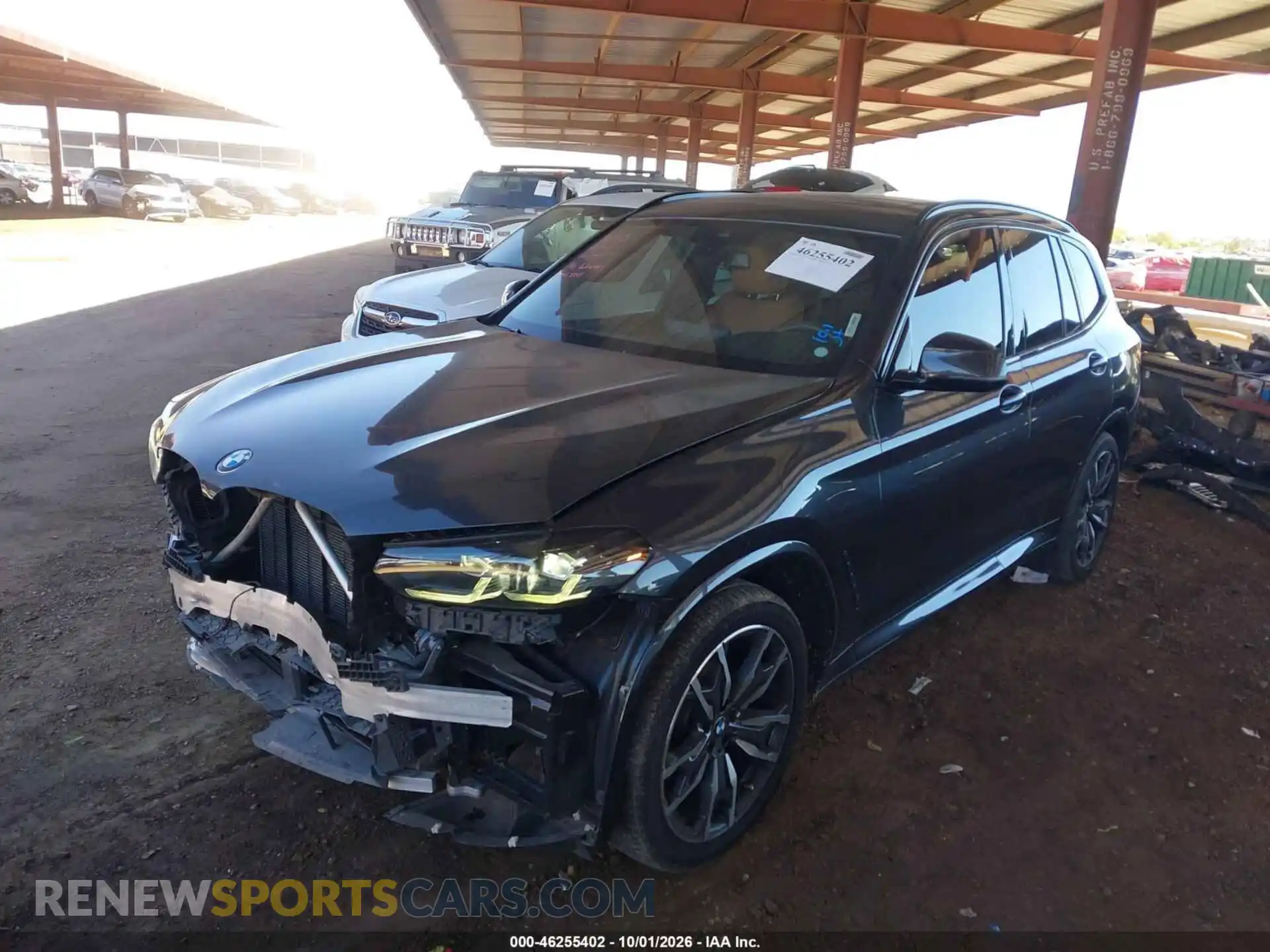 2 Photograph of a damaged car 5UX53DP01N9K64839 BMW X3 2022